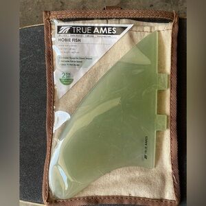 True Ames Hobie Fish Surfboard fin set, Circa ‘71 Fish Model.
